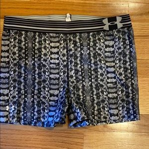 Underarmour snakeskin spandex shorts